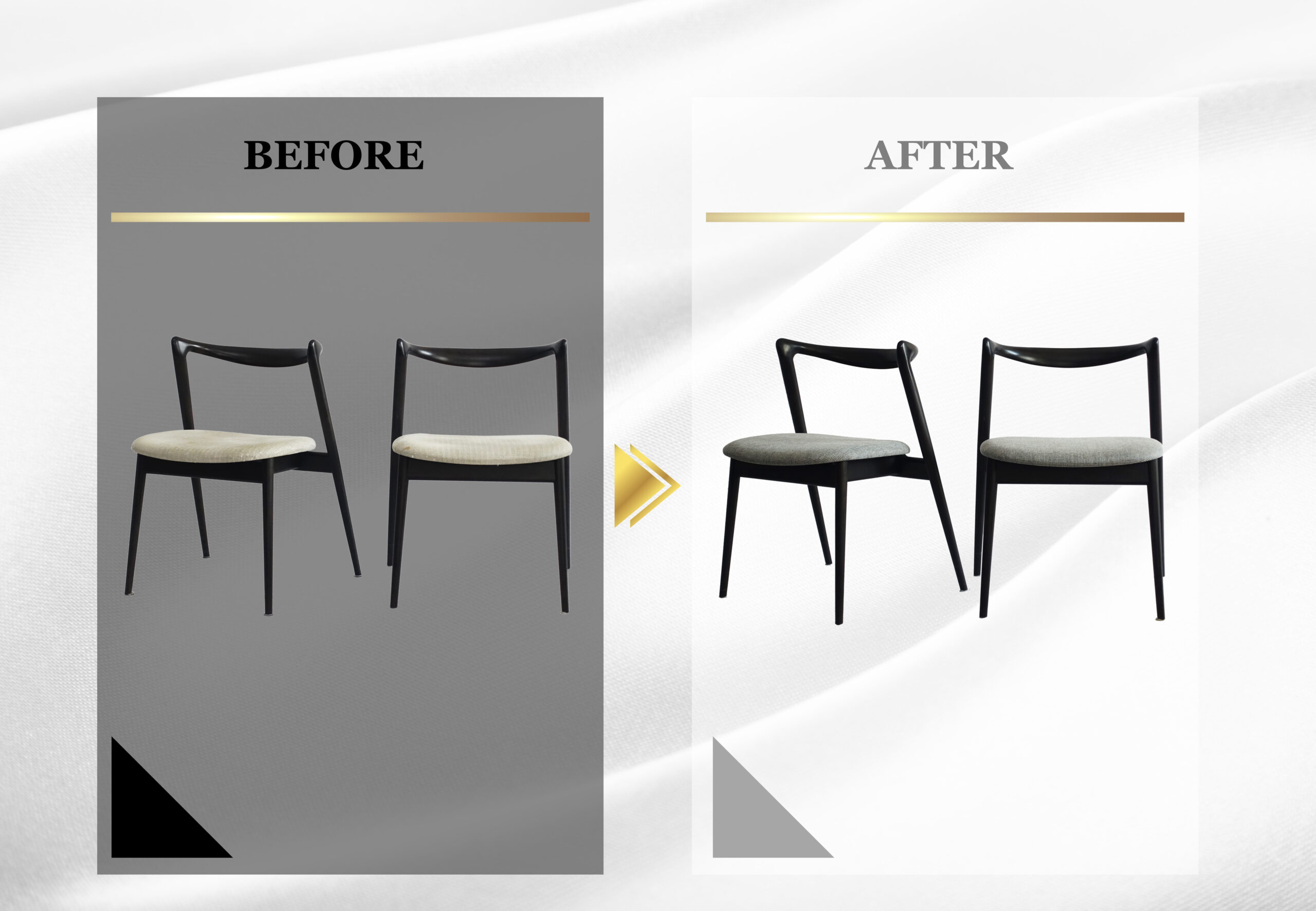 alt="ダイニングチェア張替え"