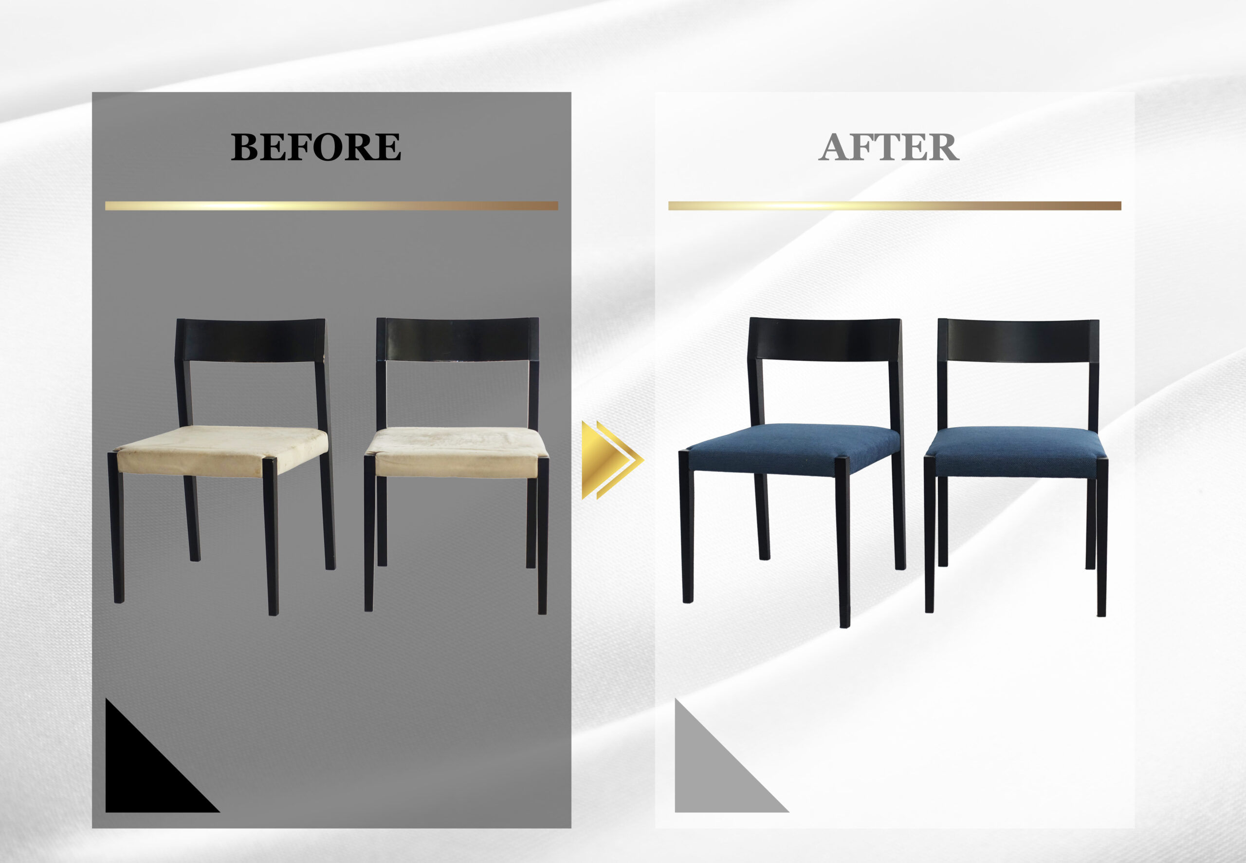 alt="ダイニングチェア張替え"