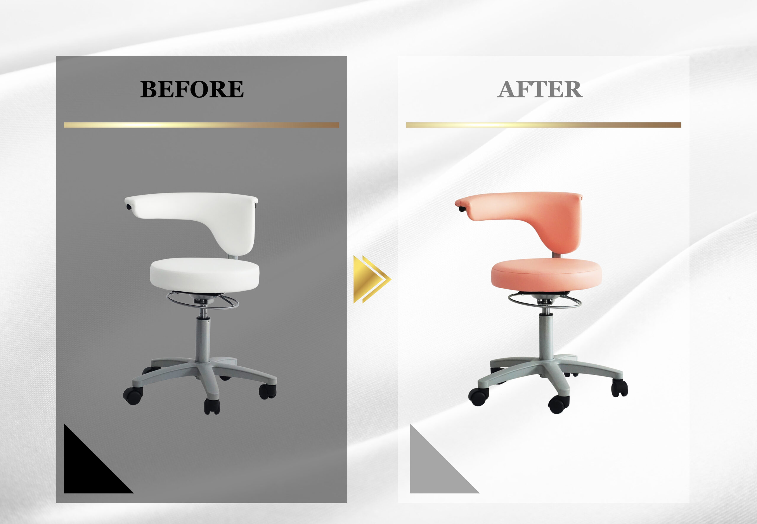 alt="クリニック・病院医師用椅子メディカルチェア張替え"