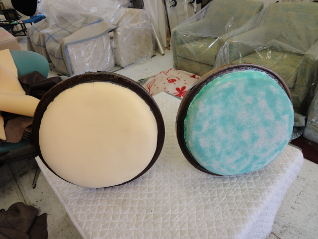 alt="昭和戦前の「ハイドリック理容椅子」"